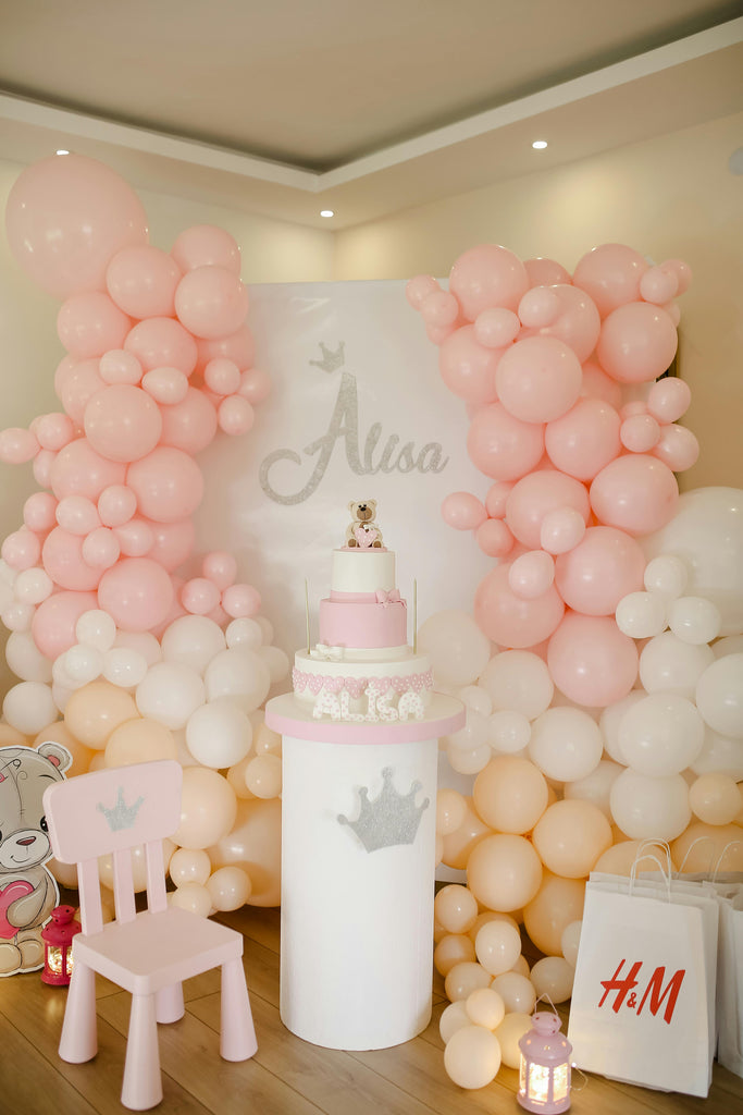 Arche de ballons pour anniversaire fille